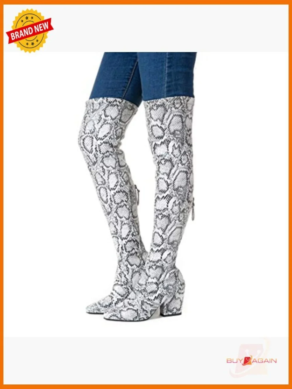 Thigh High Suede Block Heel Over the Knee Boots Winter Pointed Toe OTK